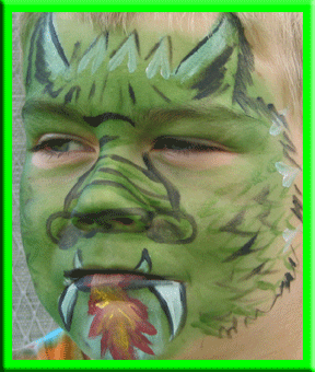 Dragon Face Painting with FunTAZM Dragon Face Painting with FunTAZM
