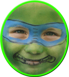 Ninja Turtle Face Painting with FunTAZM Ninja Turtle Face Painting with FunTAZM