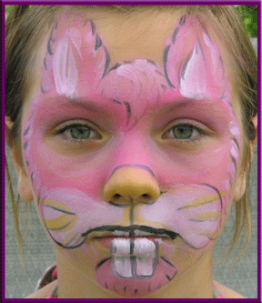 Rabbit Face Painting with FunTAZM Rabbit Face Painting with FunTAZM