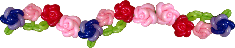 Balloon Twisting Roses by FunTAZM
